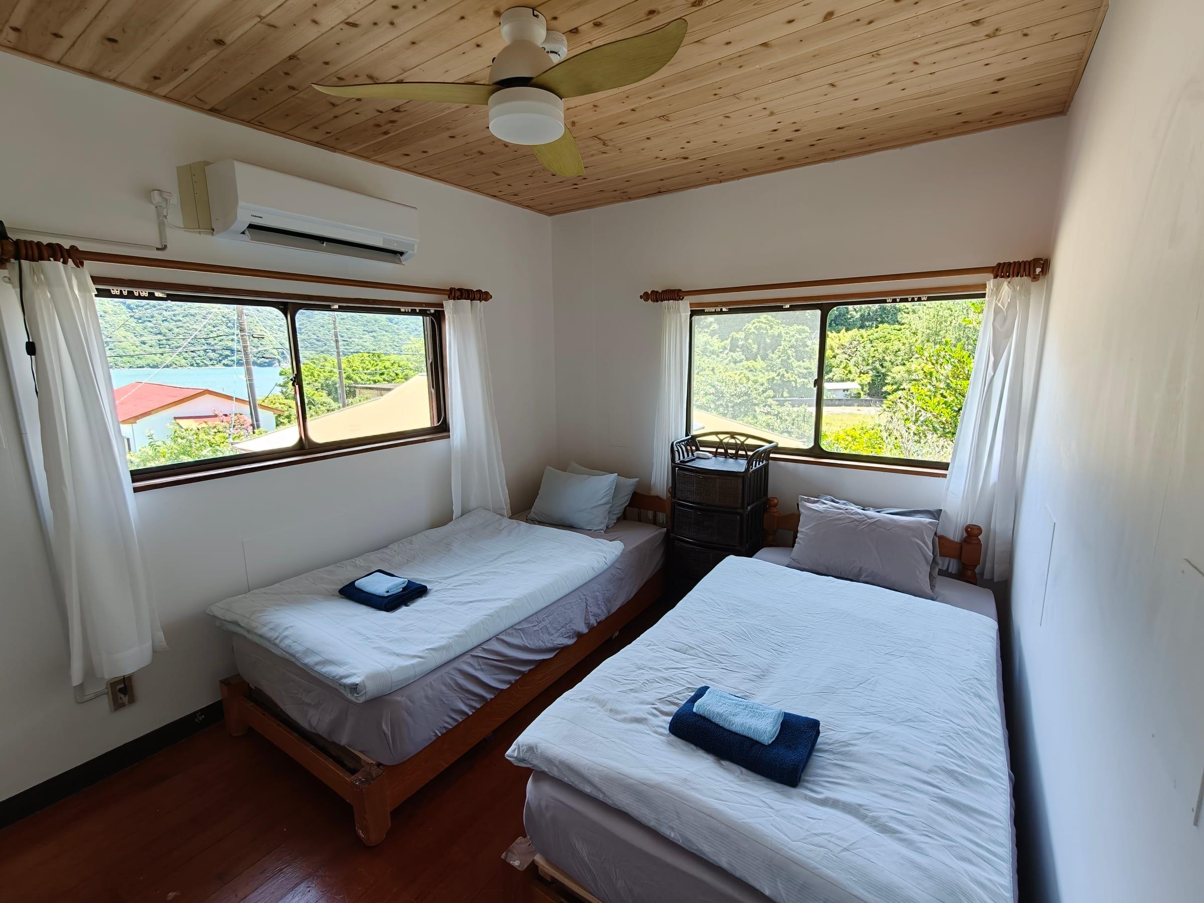 Bedrooms and tatami rooms at IKADA