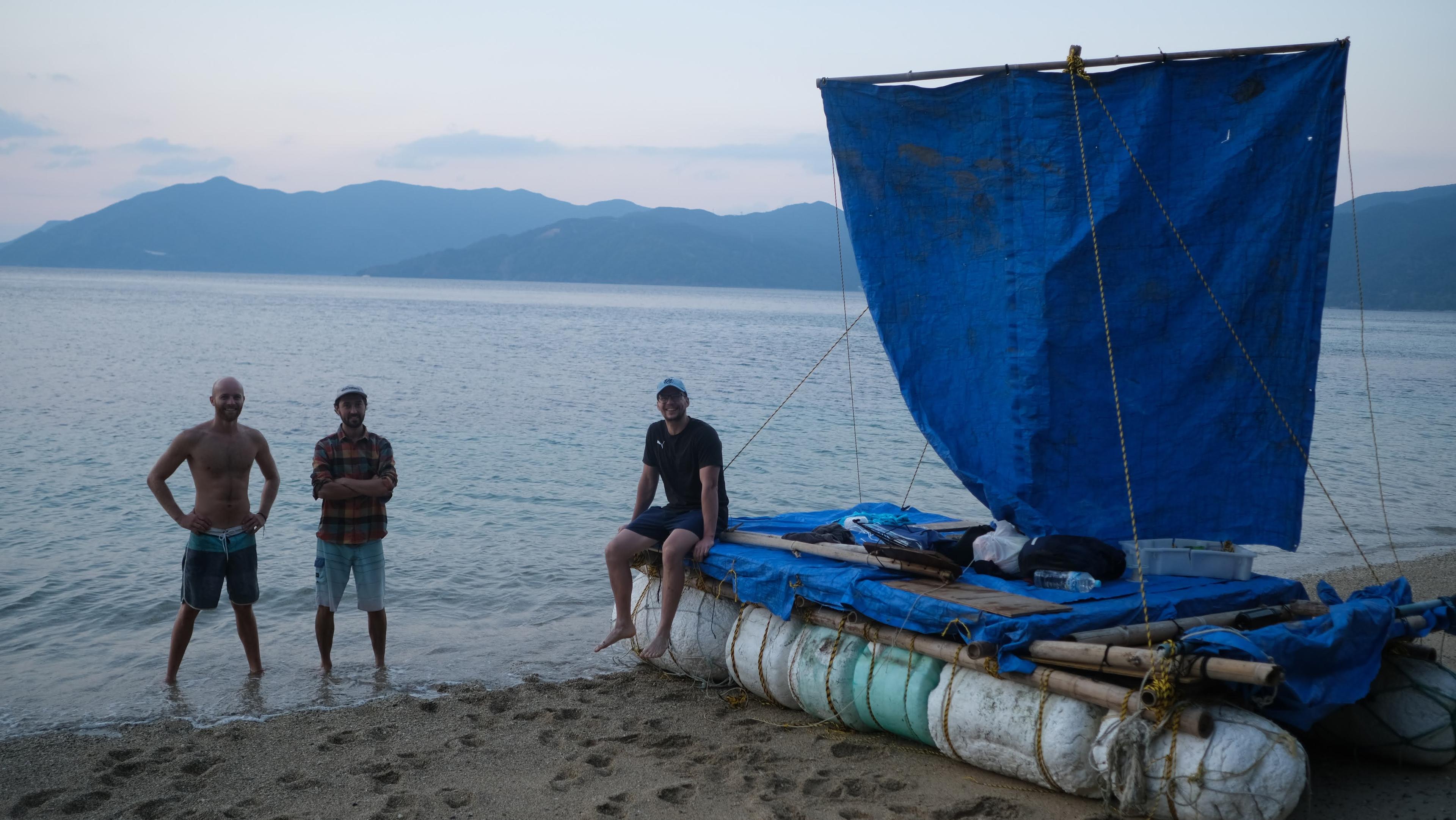 Building and sailing the IKADA raft